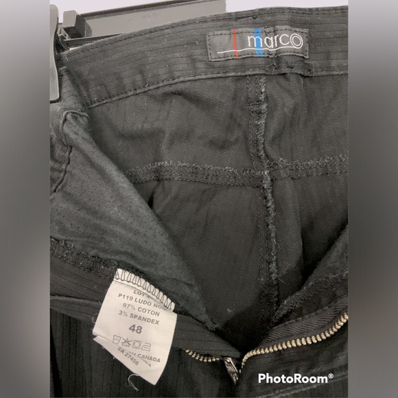 BIG AND TALL Marco black Mens pants - Picture 4 of 4